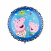 Folienballon Peppa Pig rund, 45 cm