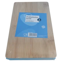 Frühstücksbrett Bambus, 3 Stück