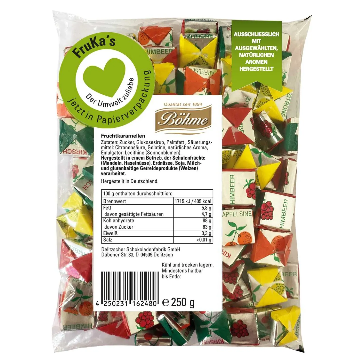 Fruchtkaramelle Böhme Bonbon