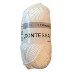 Garn Contessa, weiß