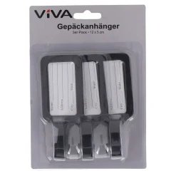 Gebäckanhänger, schwarz, 3 Stück