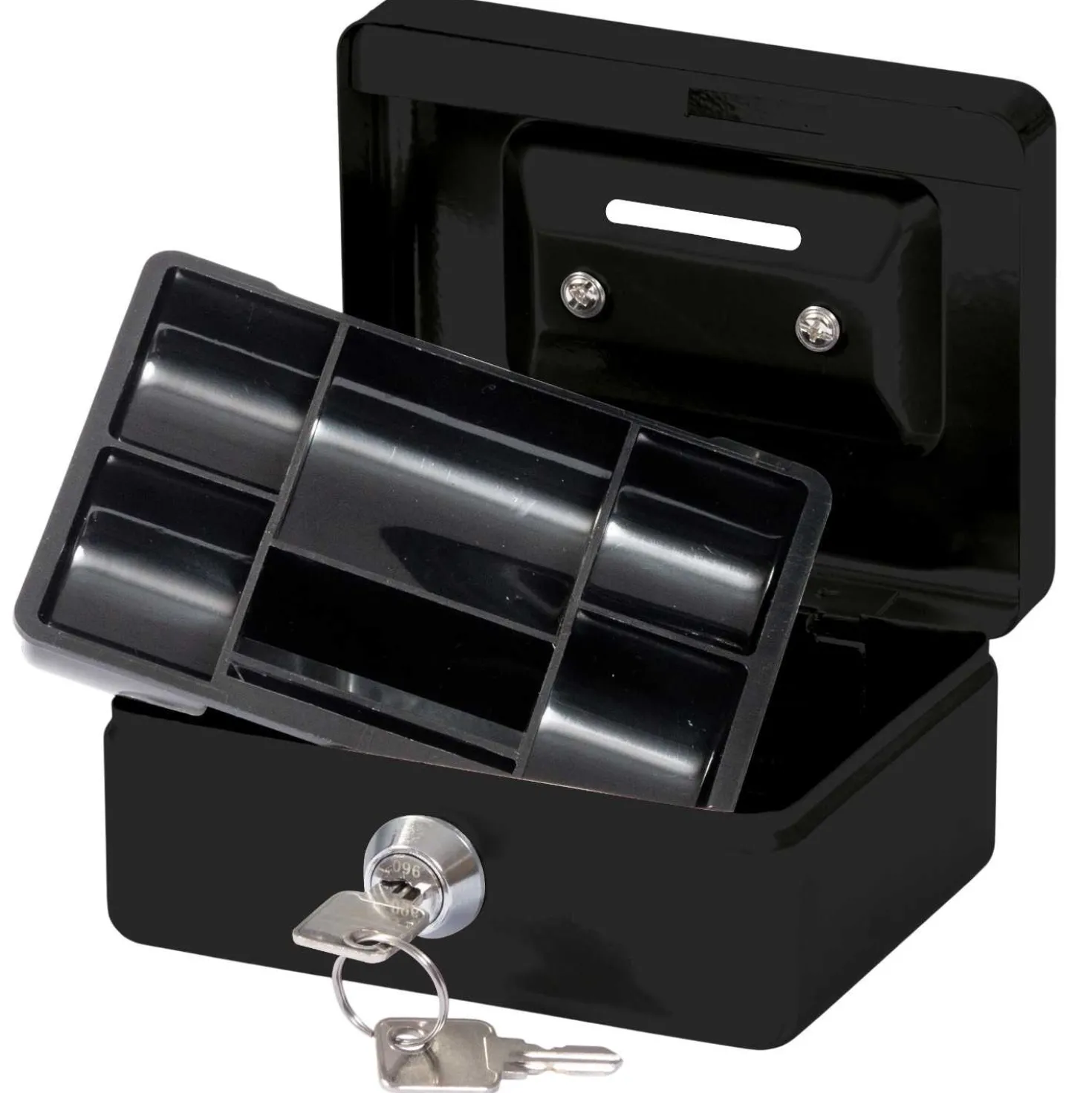 Geldkassette mini Metall, 12,5 x 9,5 x 6 cm