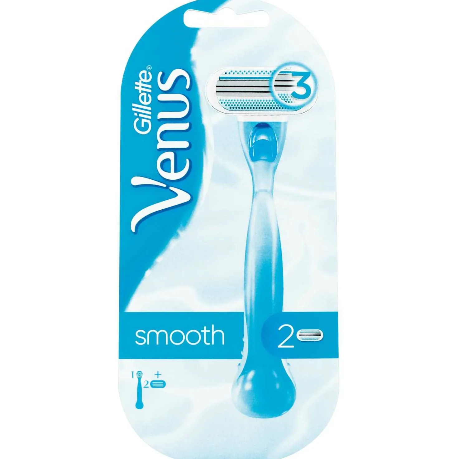 Gillette Venus Rasierer Smooth 3-Klingensystem