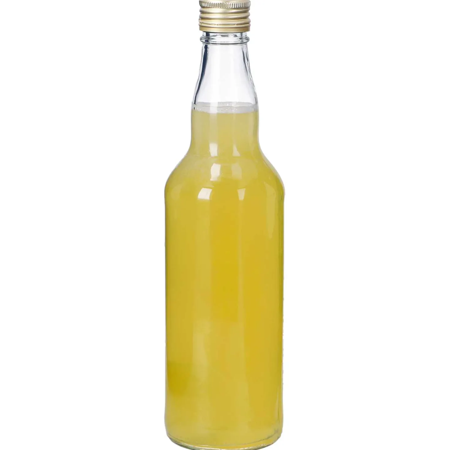 Glasflasche mit Schraubverschluss klar, 500 ml