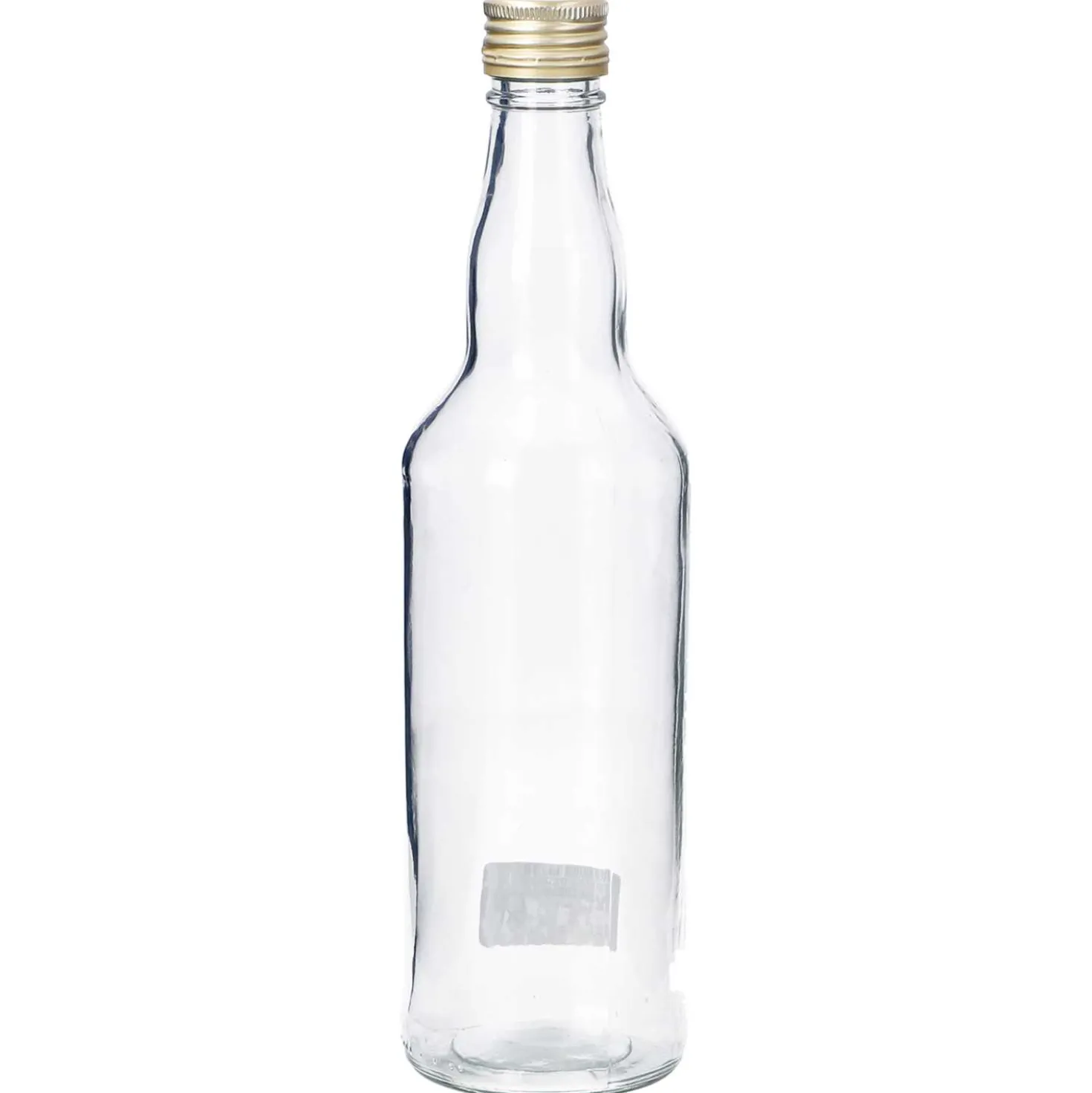 Glasflasche mit Schraubverschluss klar, 500 ml