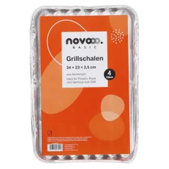 Grillschale . Aluminium, 4 Stück