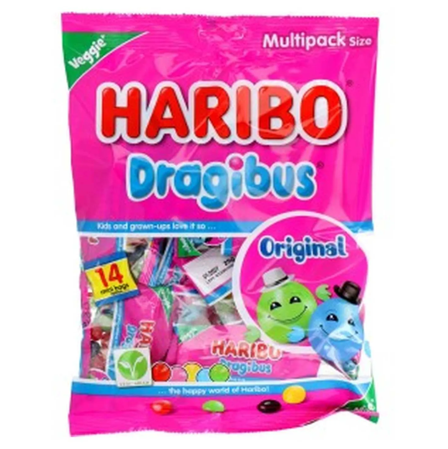 Haribo Dragibus Fruchtgummi, 350 g