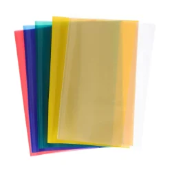 Heftumschläge A4, transparent, 5 Stück