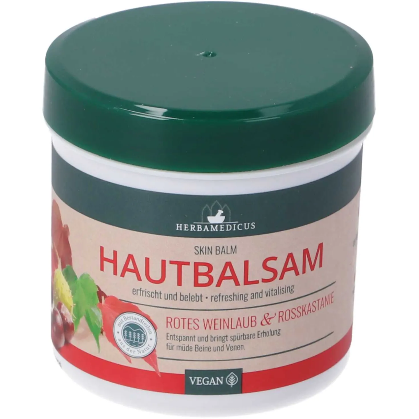 Herbamedicus Hautbalsam rotes Weinlaub & Rosskastanie, 250 ml