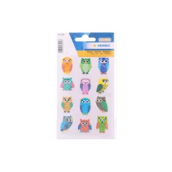 Herma Magic Sticker Eulen glittery