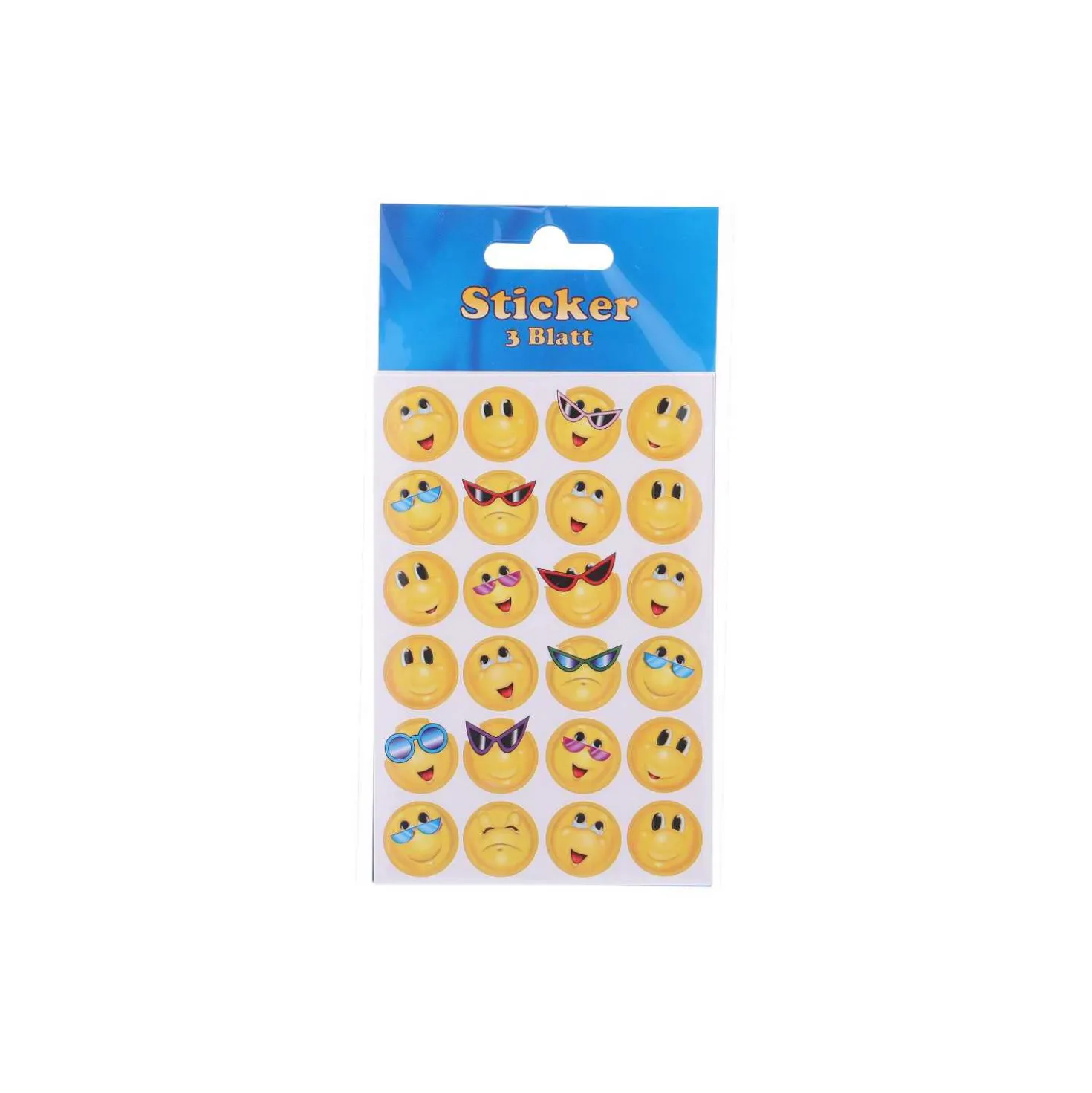 Herma Sticker Smiley, 8,5 x 16 cm, 3 Blatt