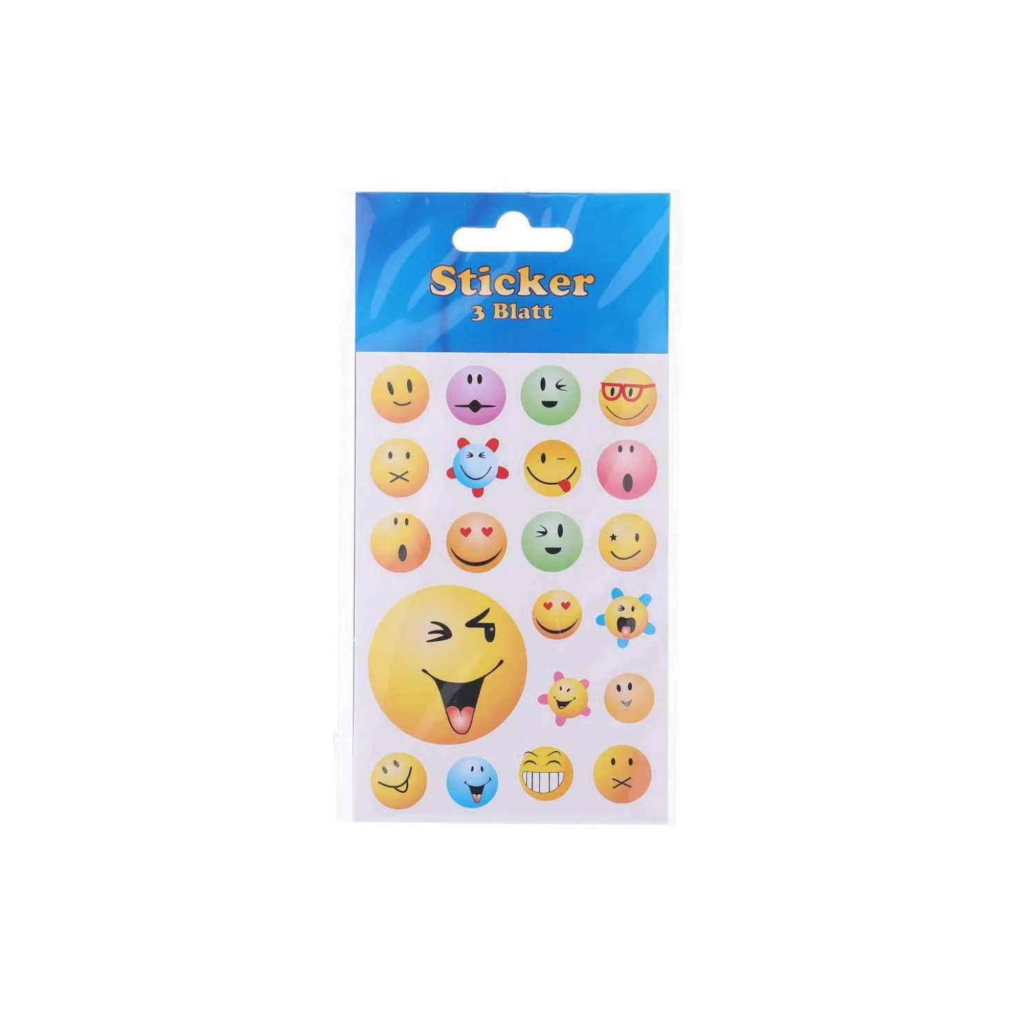 Herma Sticker Smiley, 8,5 x 16 cm, 3 Blatt