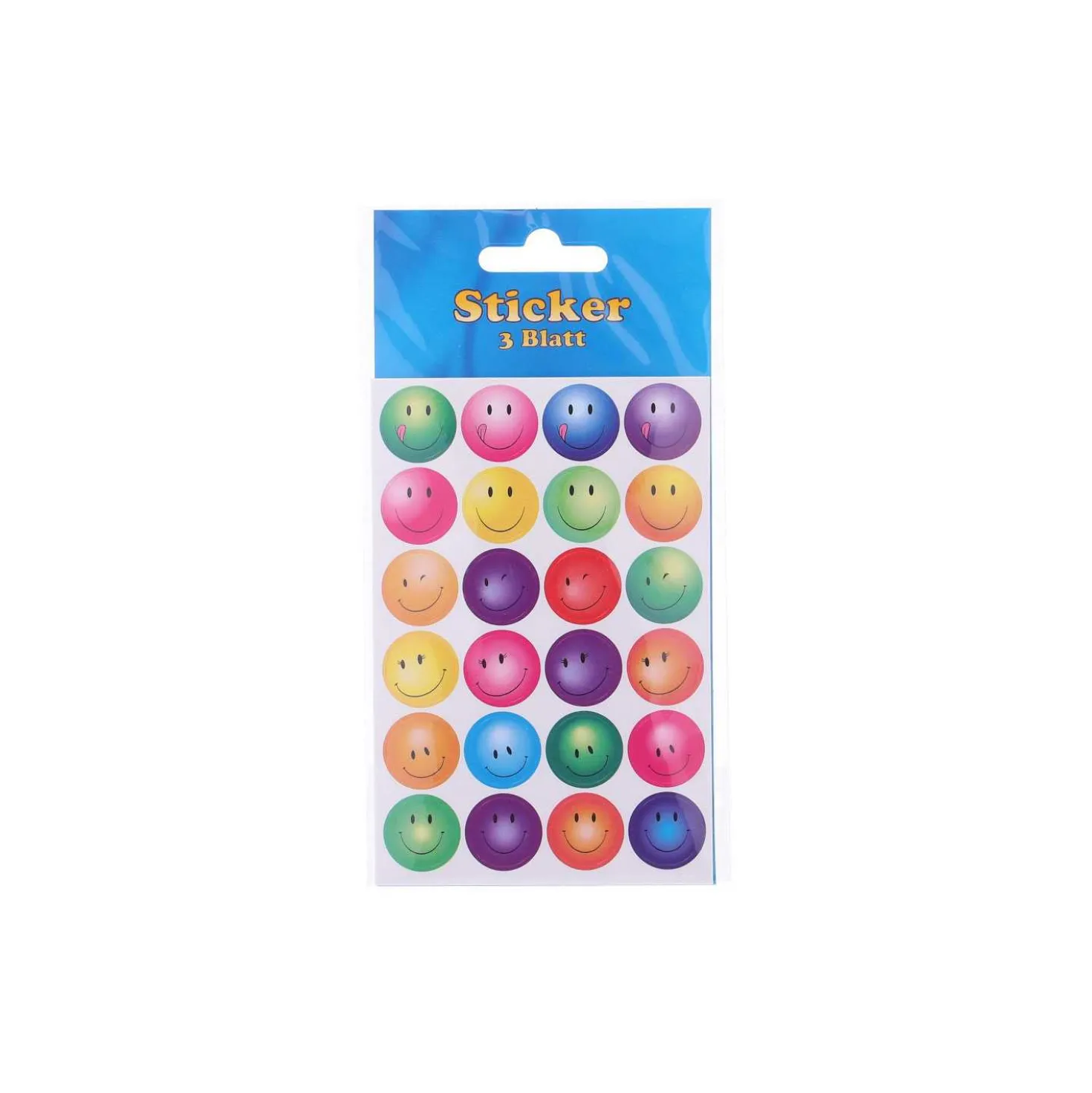 Herma Sticker Smiley, 8,5 x 16 cm, 3 Blatt
