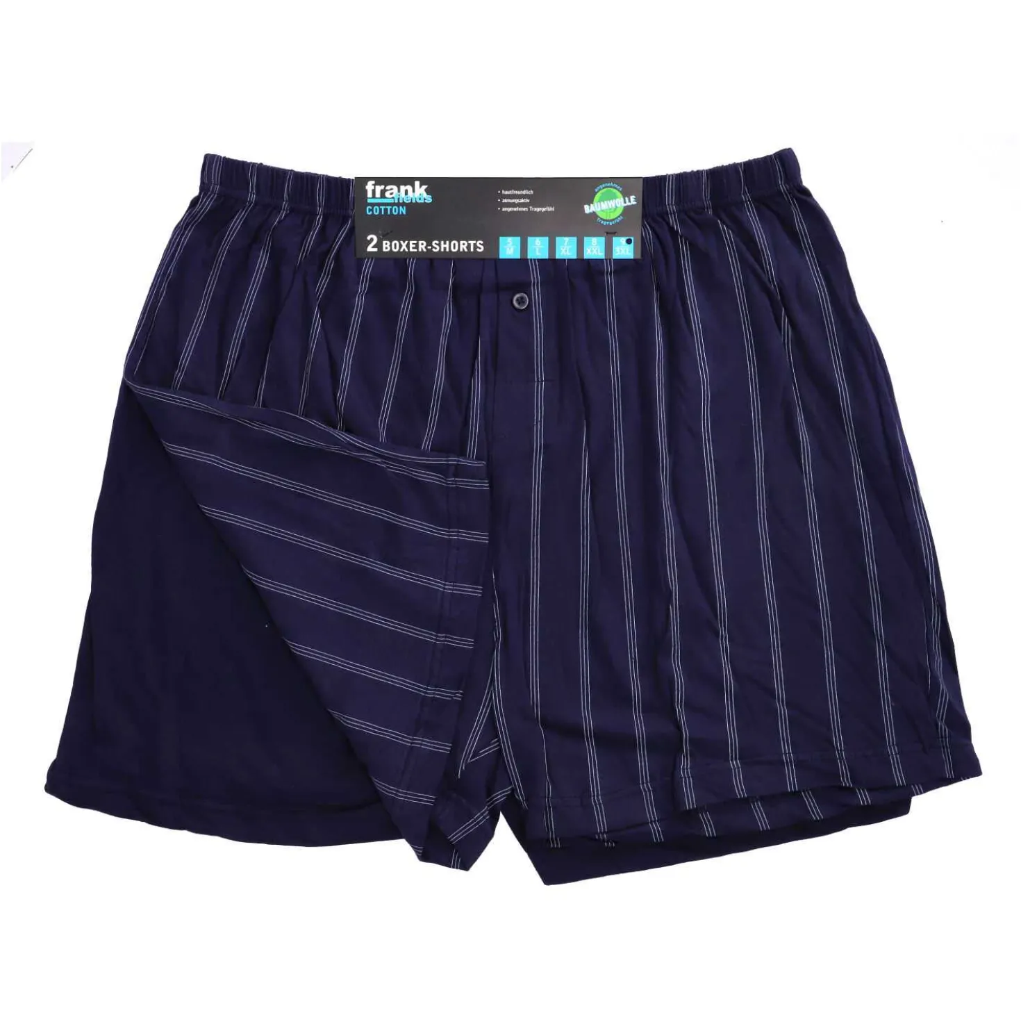 Herren-Boxer Streifen Größe M-3XL, 2 Stück
