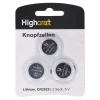 Highcraft Batterie CR2025 Lithium, 3 Stück