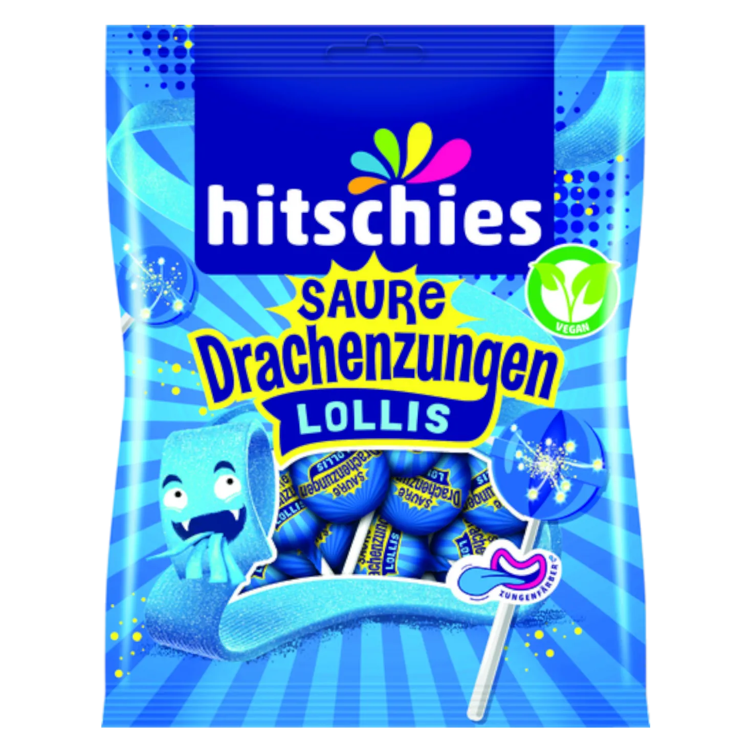 hitschies Lollies saure Drachenzungen