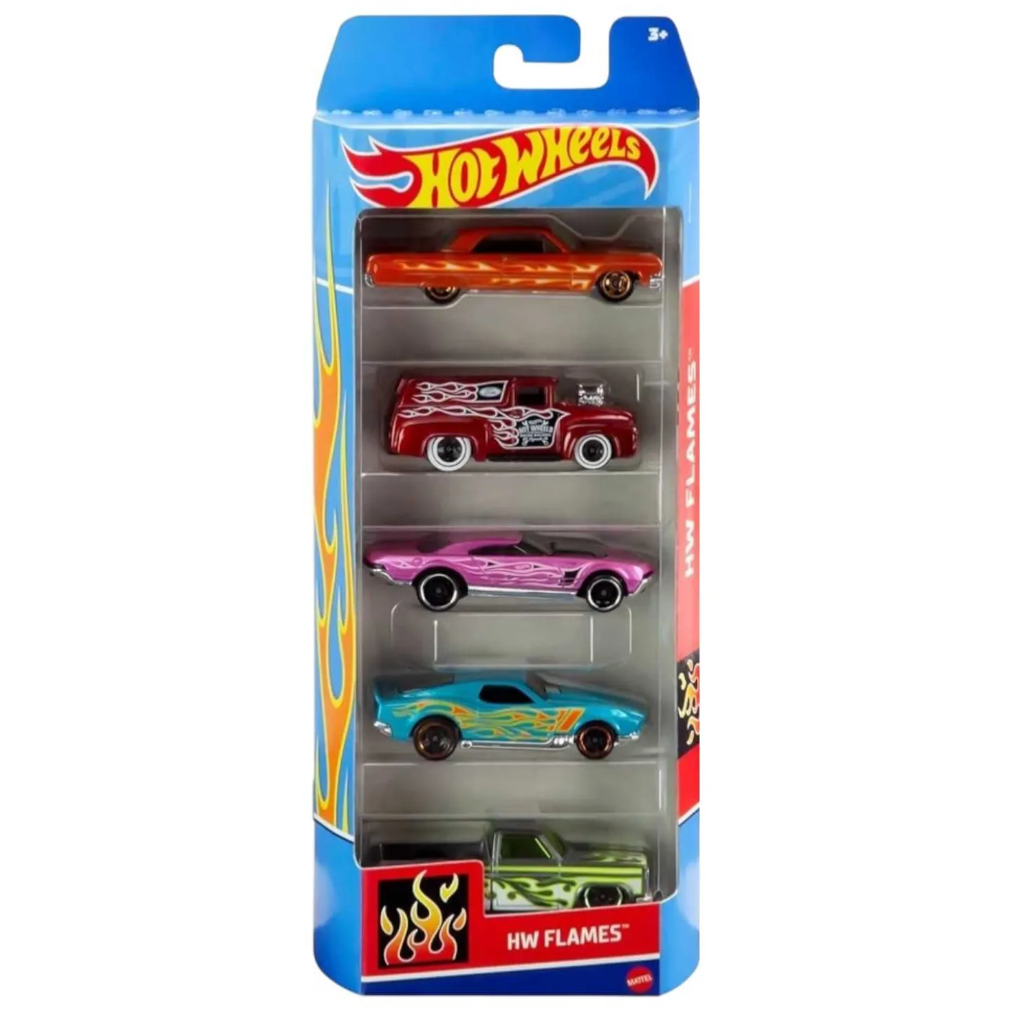 HOT WHEELS Auto, 5 Stück