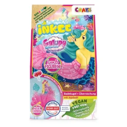Inkee Badebombe Unicorn mit Figur