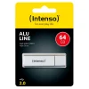 Intenso USB Stick Alu Line 64 GB, silber