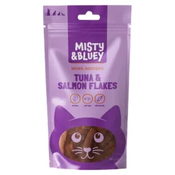 Katzensnack Flakes Lachs & Thunfisch