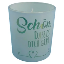 Kerze im Glas Schön dass es dich gibt