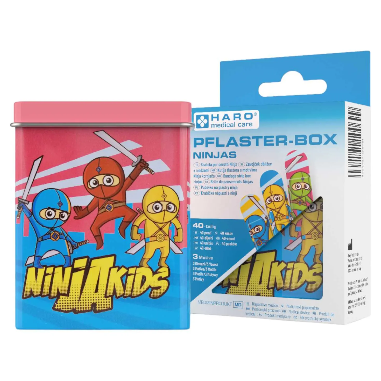 Kinderpflaster Haro . Ninja, 40 Stück