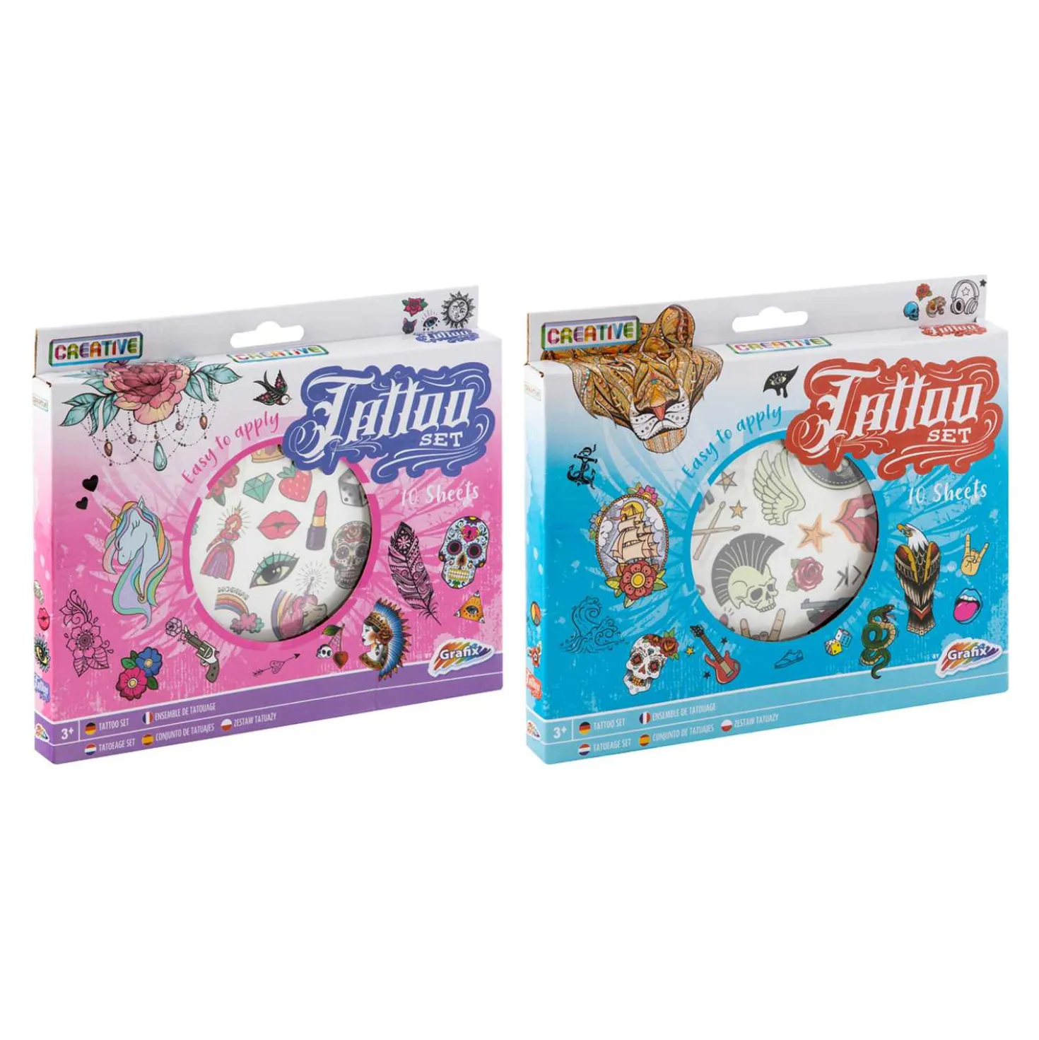 Kinder Tattoos 10 Bögen