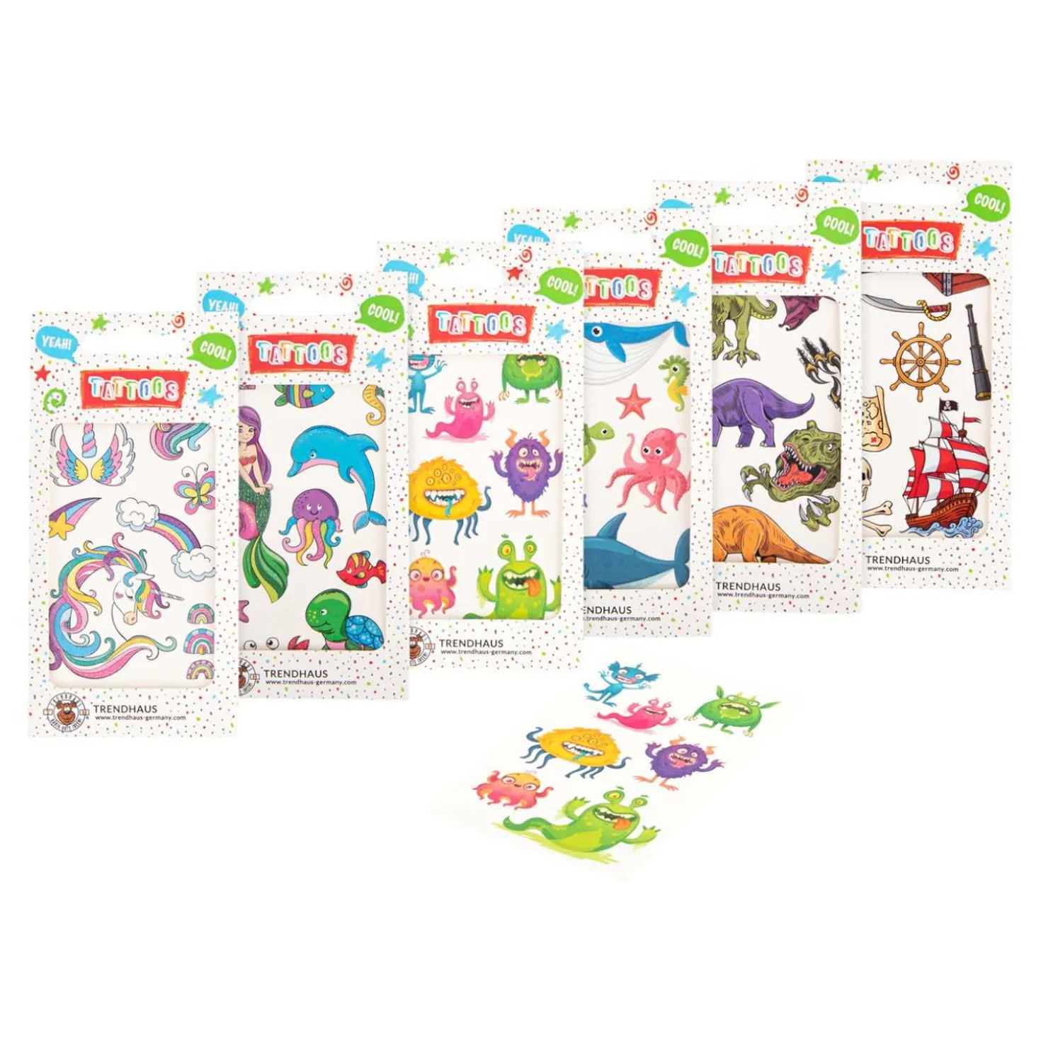 Kinder-Tattoos 1 Bogen