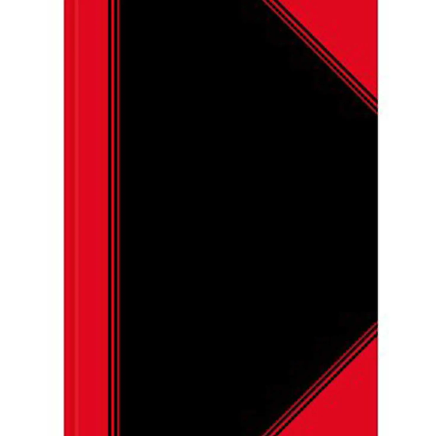 Kladde A6 kariert /schwarz, rot, 96 Blatt