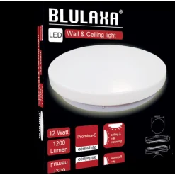 LED Deckenleuchte, weiß, 1200 Lumen, 260 x 55 mm