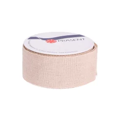 Leinen- und Juteband Schleifenband pastell/ 5 Farben, natur