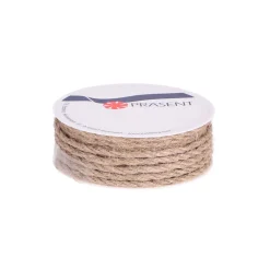 Leinen- und Juteband Schleifenband pastell/ 5 Farben, natur