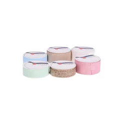 Leinen- und Juteband Schleifenband pastell/ 5 Farben, natur
