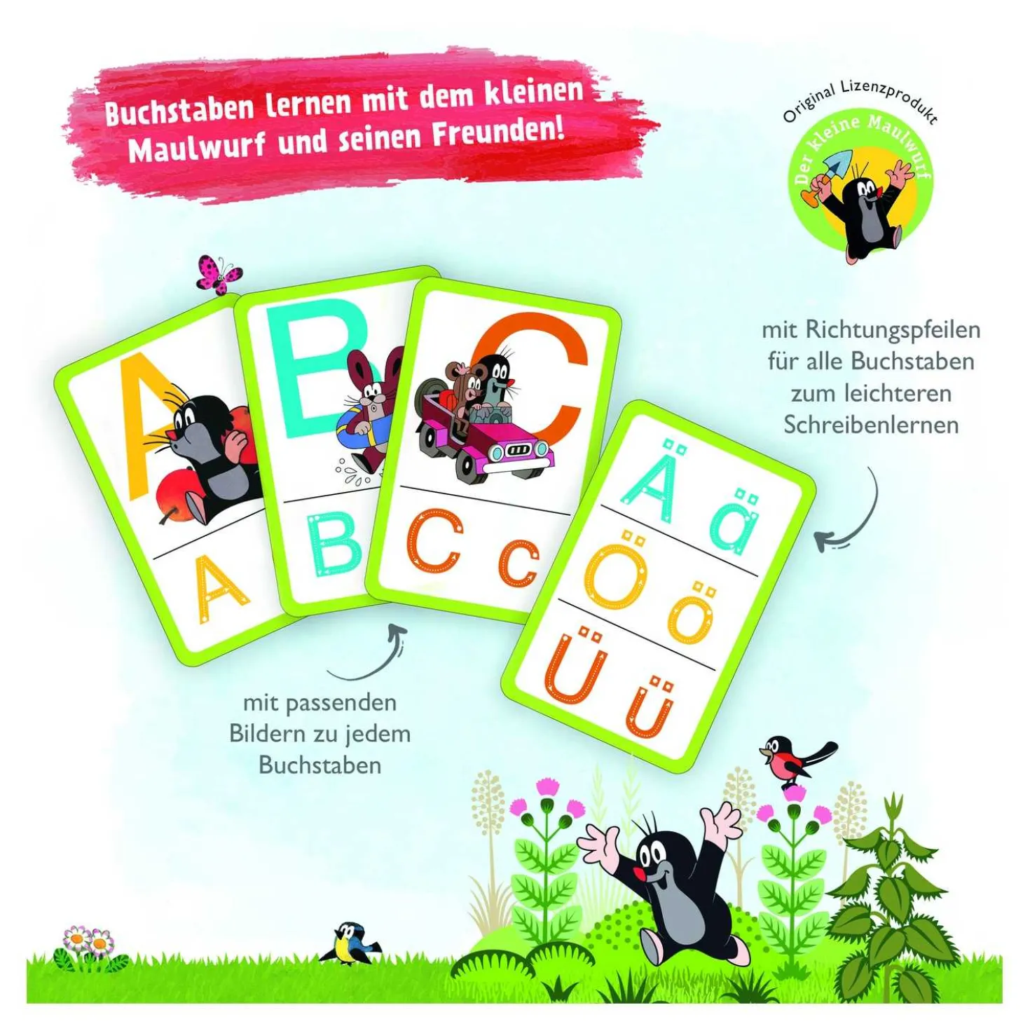 Lernkarten ABC Der kleine Maulwurf