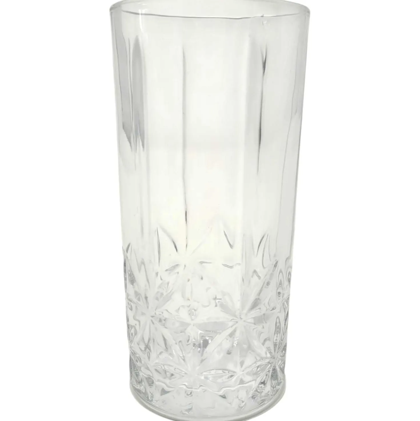 Longdrinkglas mit Muster, 350 ml