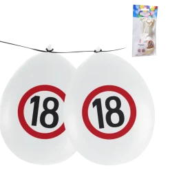 Luftballons 18 Jahre, 8 Stück
