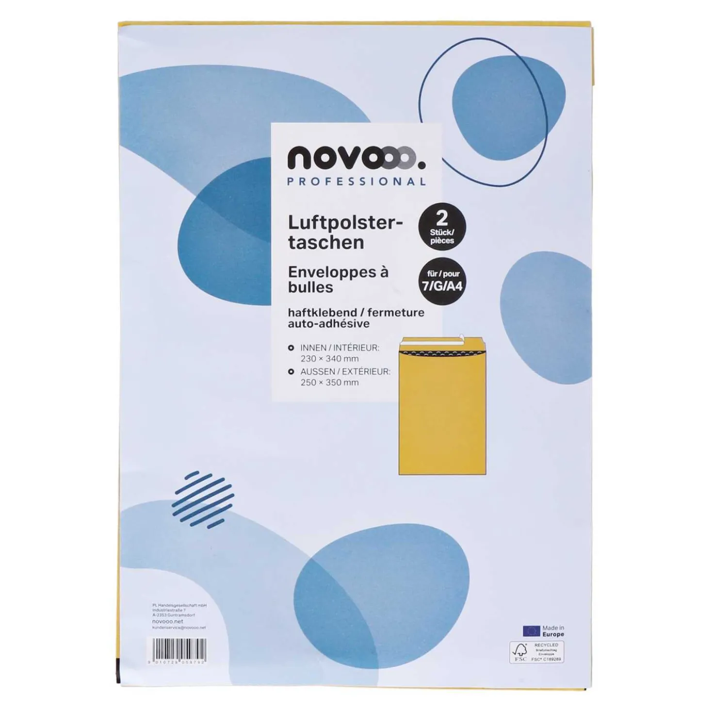 Luftpolstertaschen, 230 x 340 mm, 2 Stück