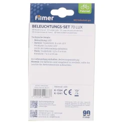 Lux Fahrradbeleuchtung Premium 70