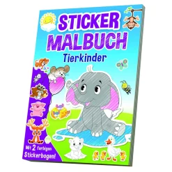 Malbuch mit Sticker, 64 Seiten