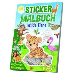 Malbuch mit Sticker, 64 Seiten