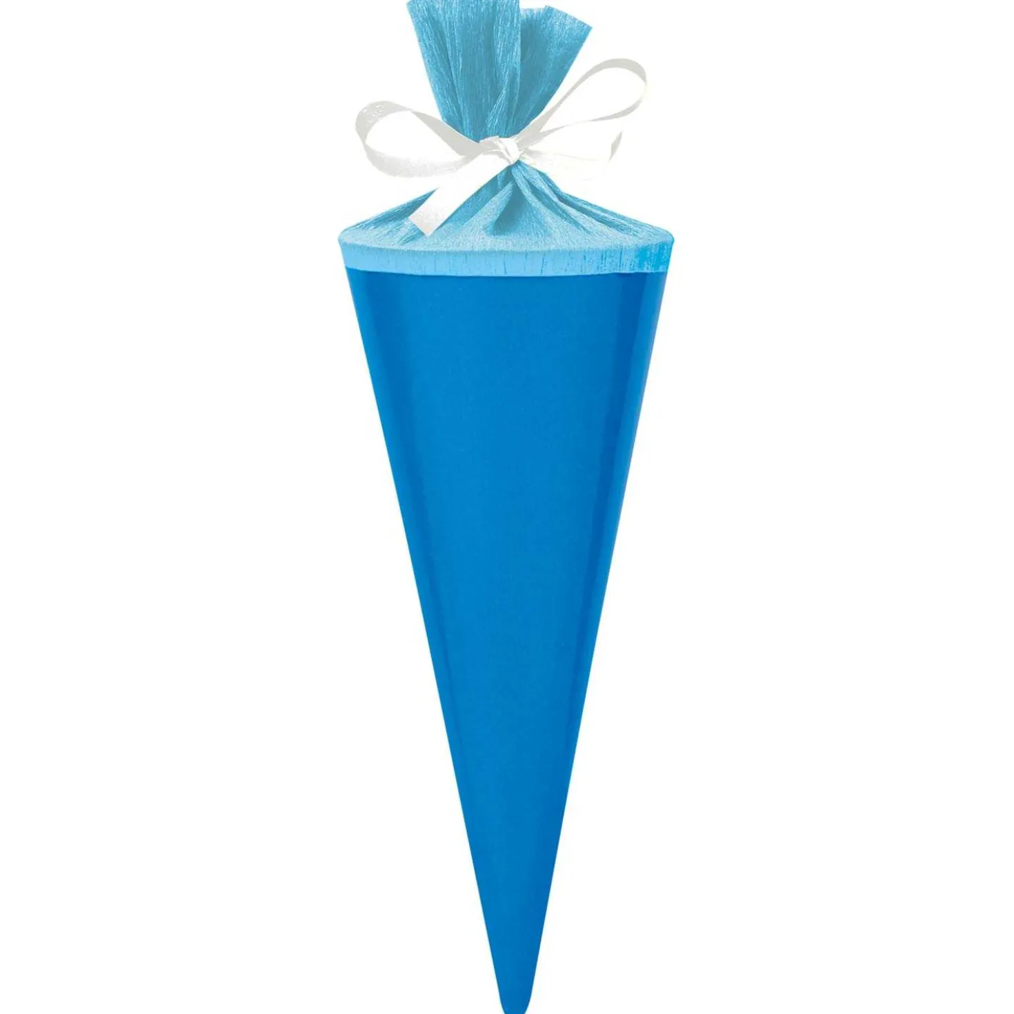 Mini-Schultüten blanko zum Dekorieren 12 cm rund farbig 6er