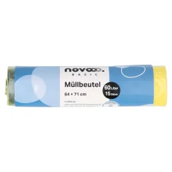 Müllbeutel mit Zugband, 60 l, 15 Stück