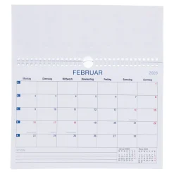 Monatsterminkalender A4 Wire-O Spirale