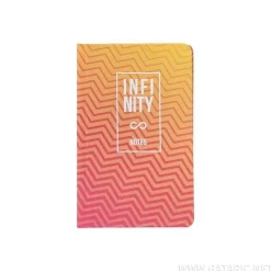 Notizbuch A6 lin. Infinity versch. Designs, 96 Blatt