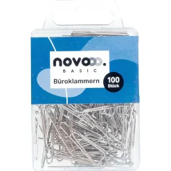 novooo Büroklammern, 100 Stück