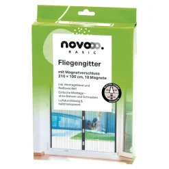 novooo Fliegengitter Tür magnetisch ca, 100 x 220 cm
