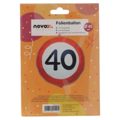 novooo Folienballon 40 Jahre