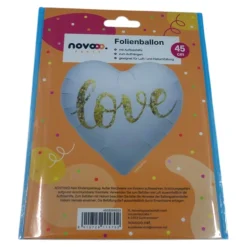 novooo Folienballon Love Herz