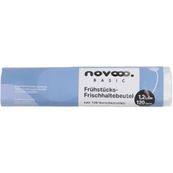novooo Frischhaltebeutel 1,2 L, 120 Stück