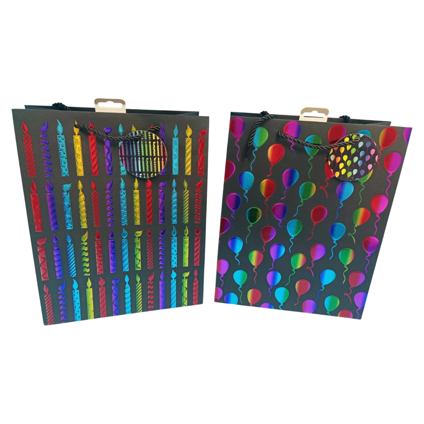 novooo Geschenktüte A4 Rainbow, schwarz